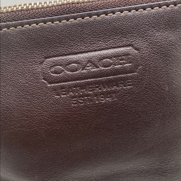 Vintage 1941 Coach Brown Wristlet - Picture 3 of 4